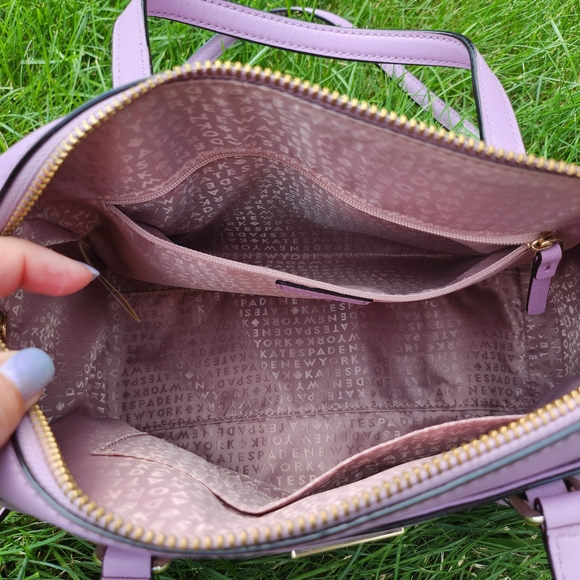 Kate Spade Purple Satchel Bag and Wallet ** SET OF 2! ** - Picture 5 of 11